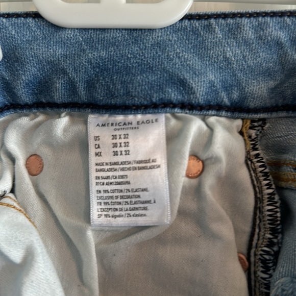 Men’s American Eagle Original Bootcut 30x32 Airflex + Light Blue Jean - Picture 6 of 6